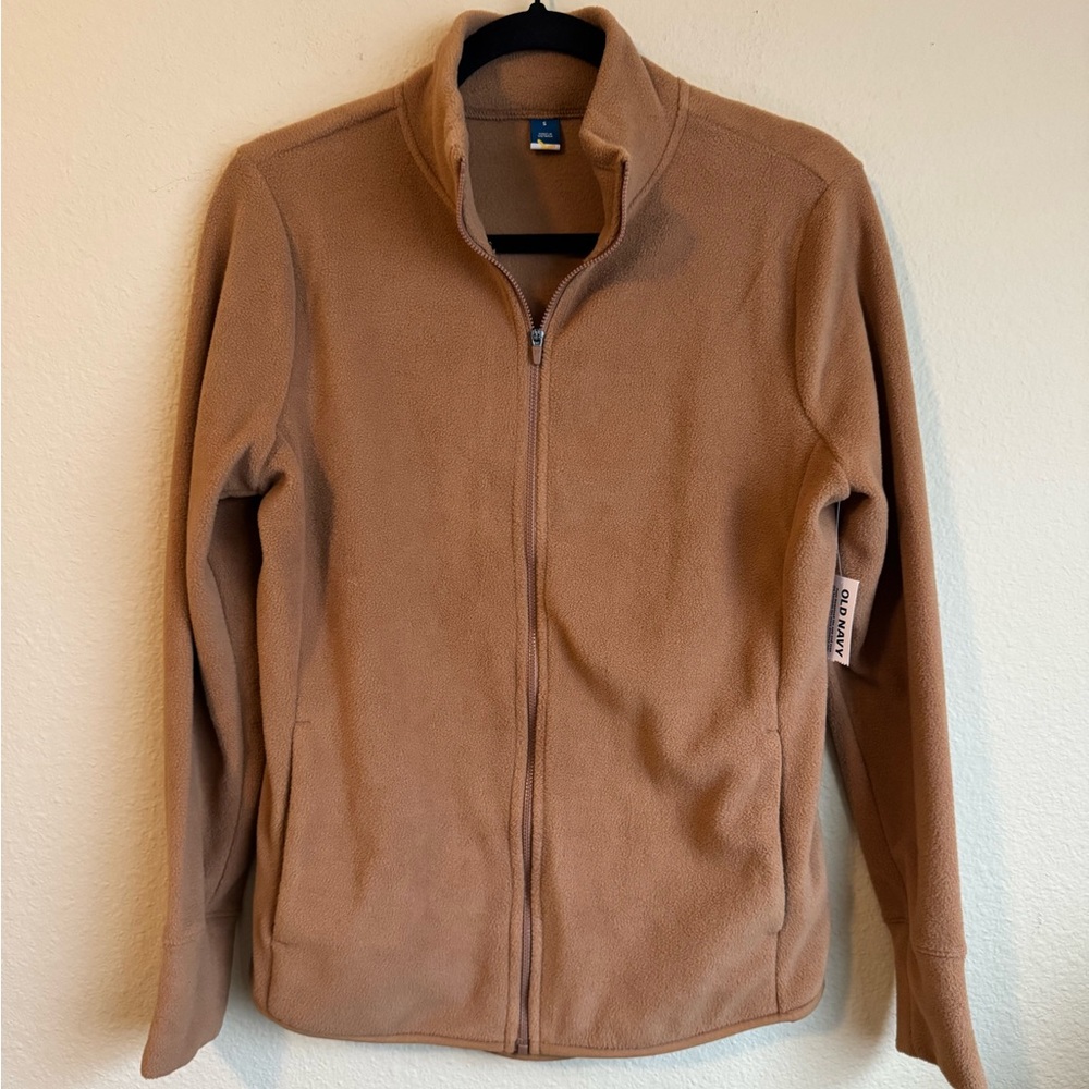 Old Navy cozy mock neck micro fleece zip jacket